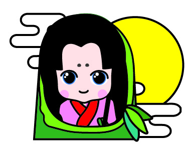 かぐやちゃんLINEスタンプ