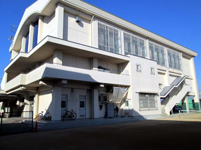 避難所　大和広陵高校の外観写真