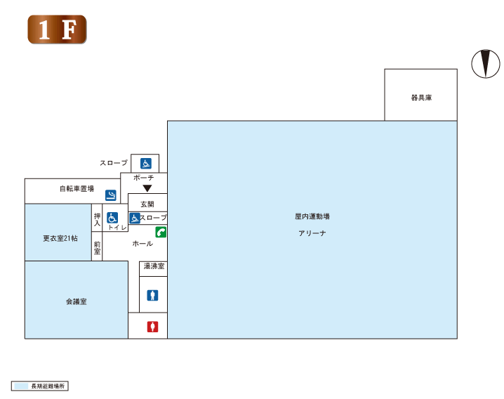 1階の平面図