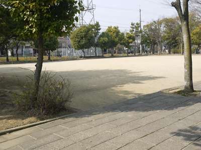 一時避難所　児童公園（うしさん公園）の写真