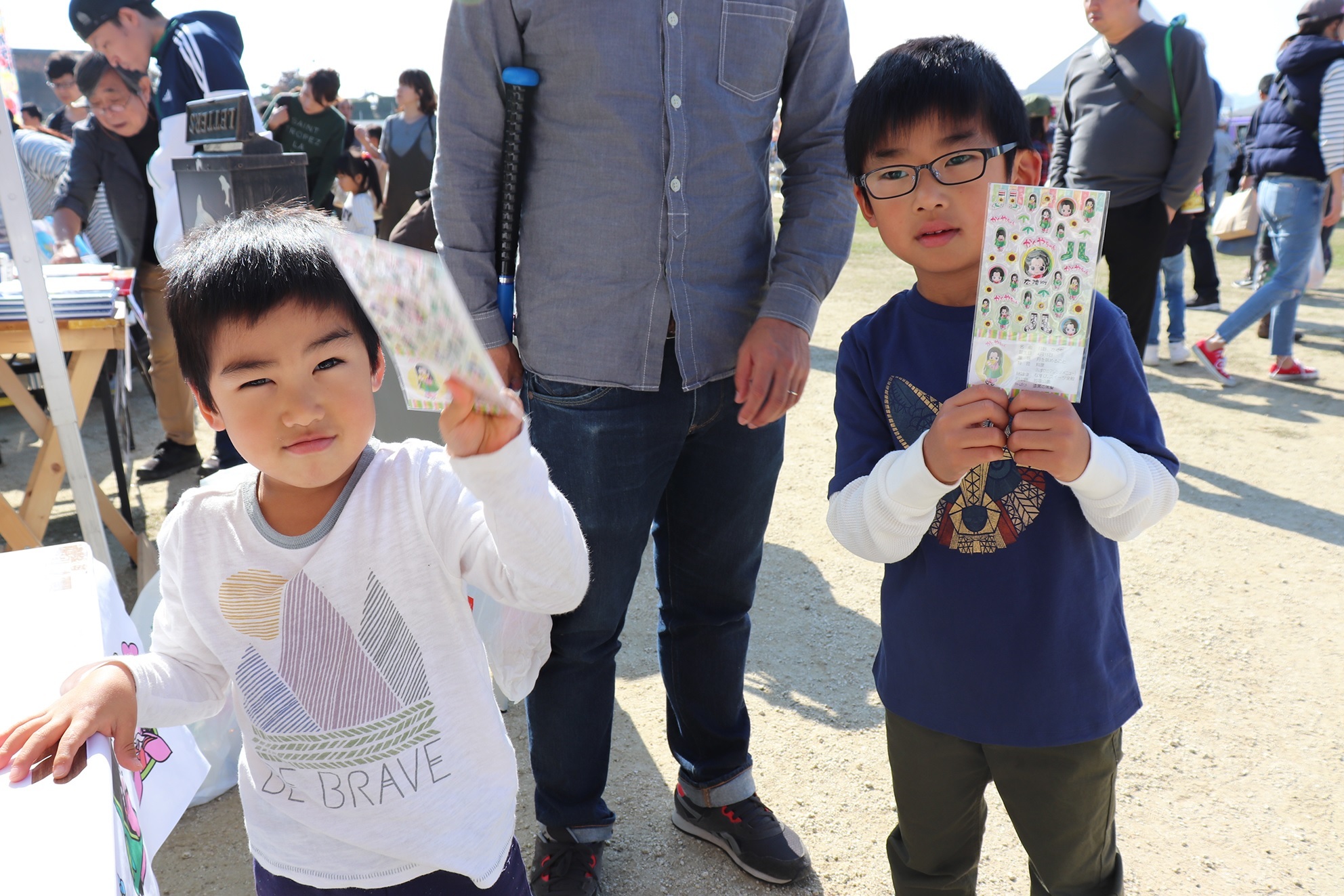 広陵フェス シールもらったよ!