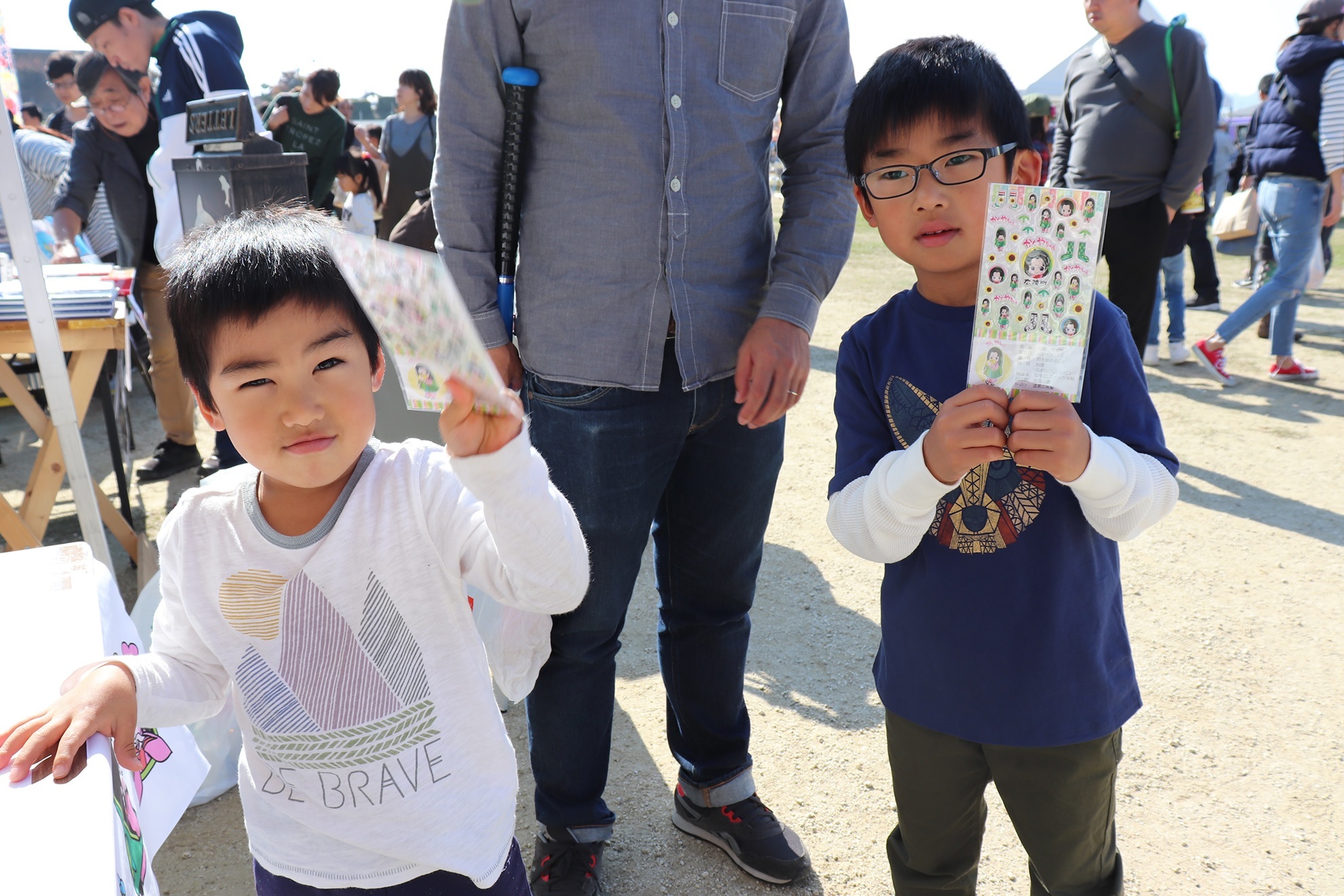 広陵フェス　シールもらったよ！