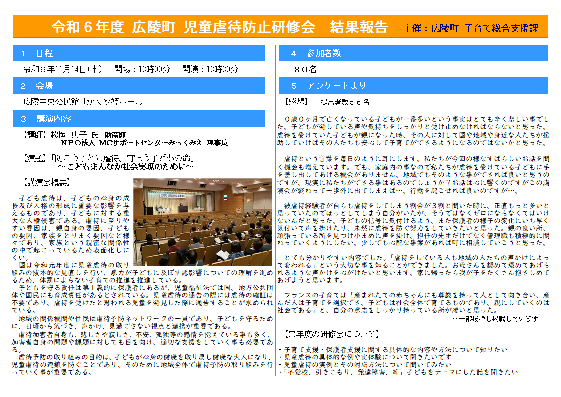 結果報告画像