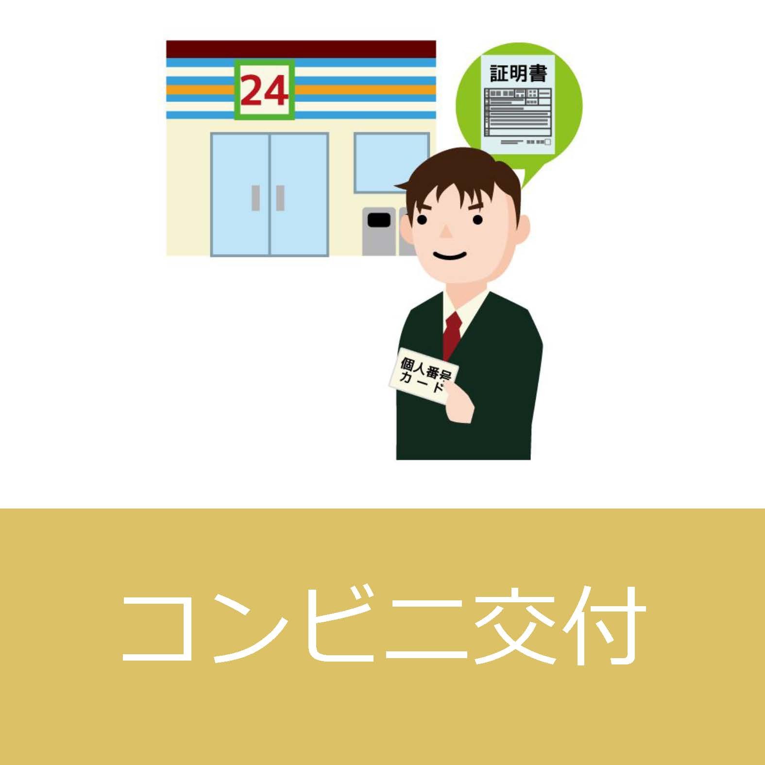 コンビニ交付についてはこちらをクリックください。