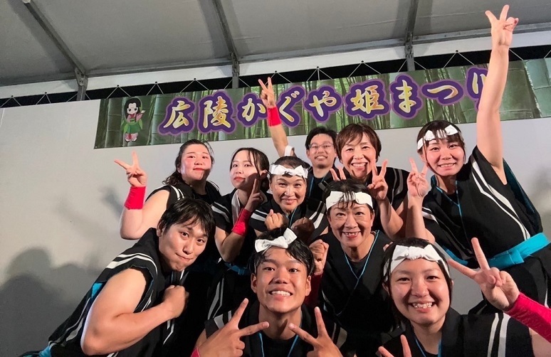 広陵かぐや姫まつりの参加者の写真