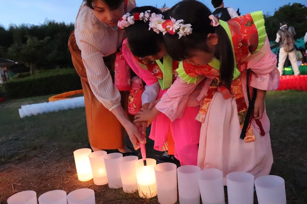 70周年記念灯火