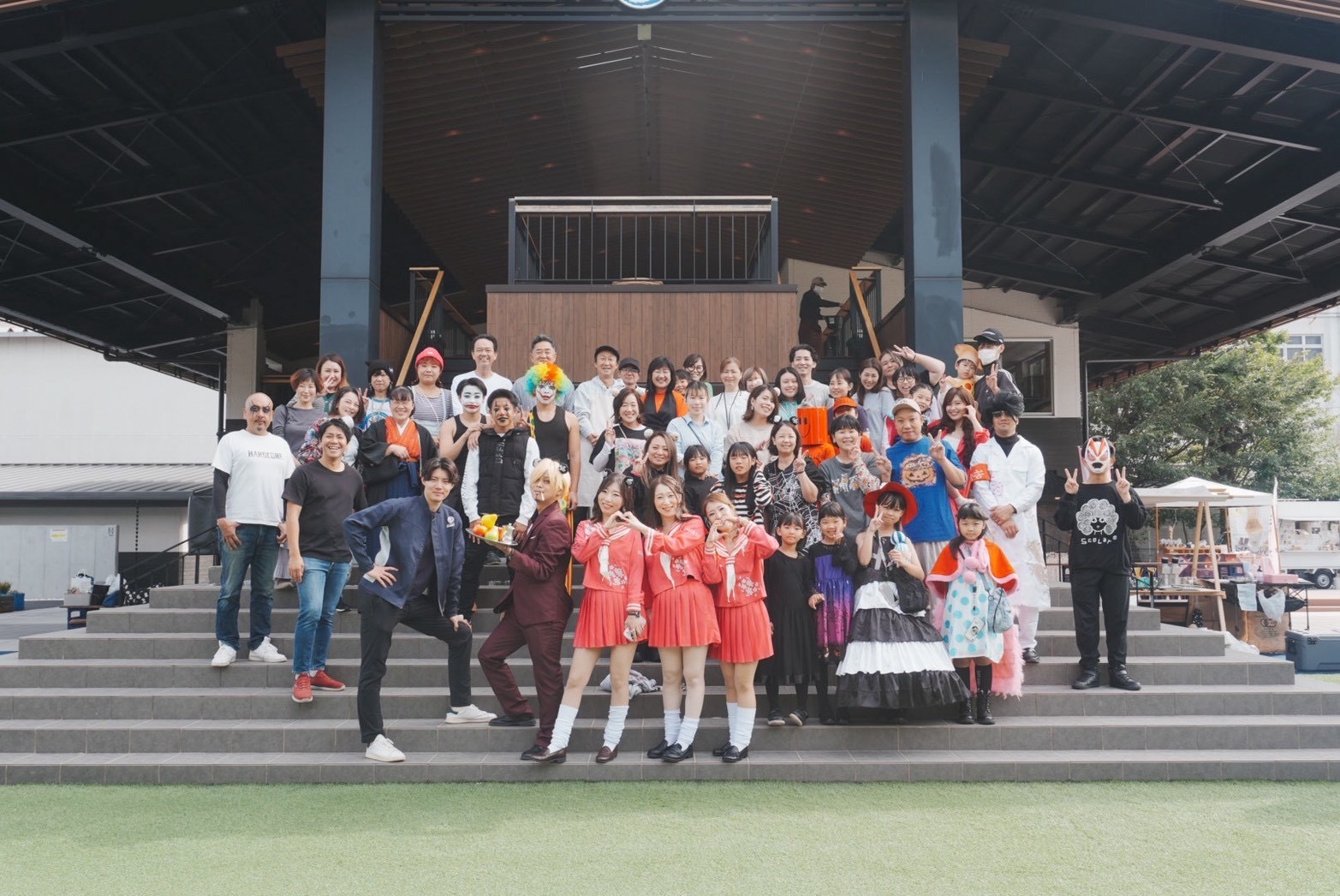 はしおハロウィンのイベントの様子