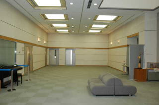 展示ホールの写真